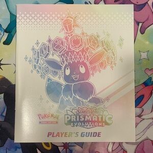 Pokemon Prismatic Evolutions Player's Guide book